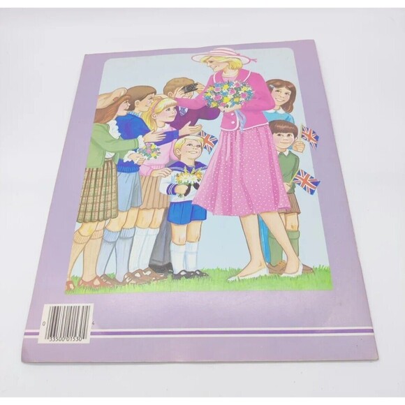 Vintage 1985 Princess Diana Golden Paper Dolls Doll Book Uncut PreCut 1980s 80s - Picture 3 of 9